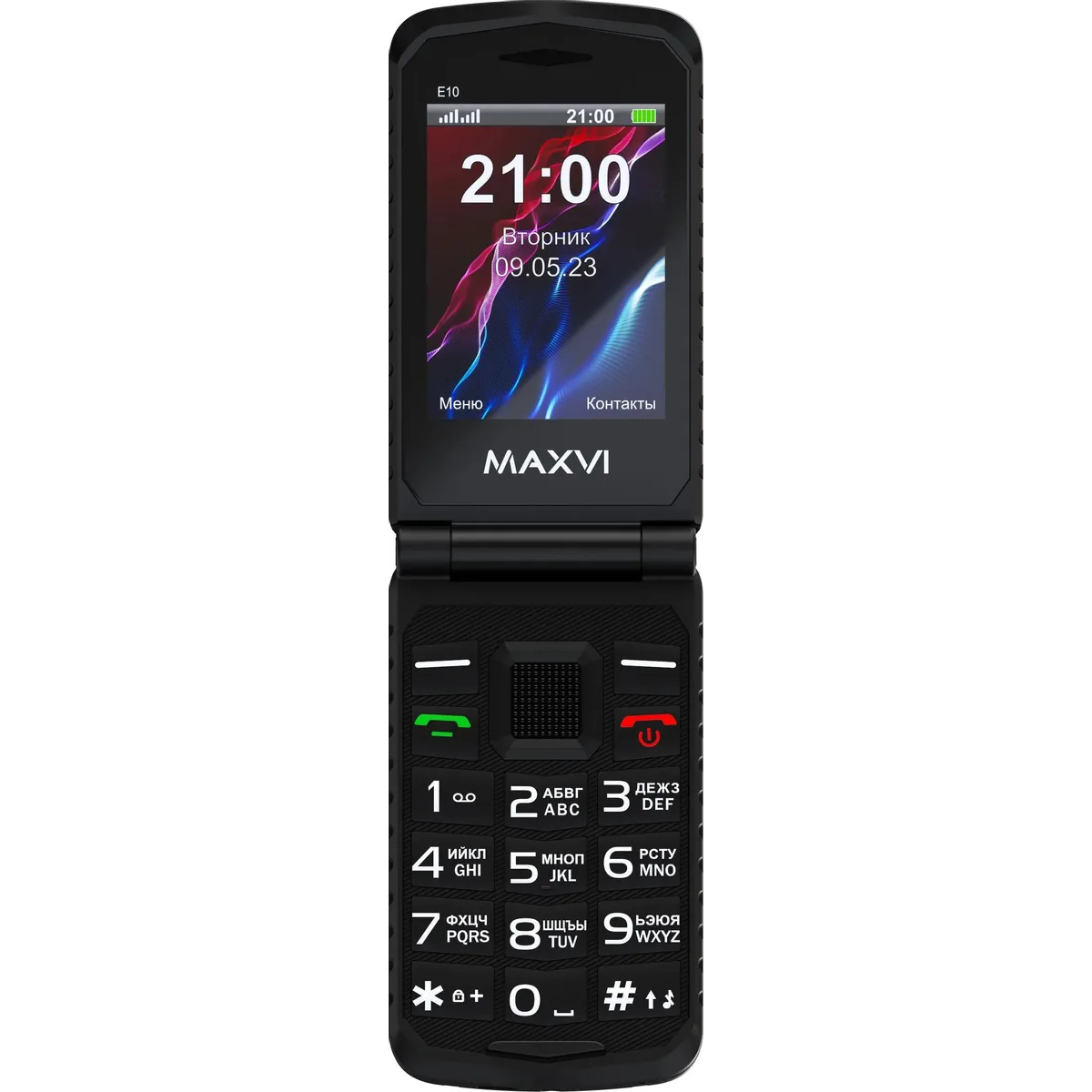 Телефон MAXVI E10 Black