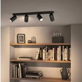 Светильник Philips PONGEE bar/tube black 4xNW 230V (915005531601)