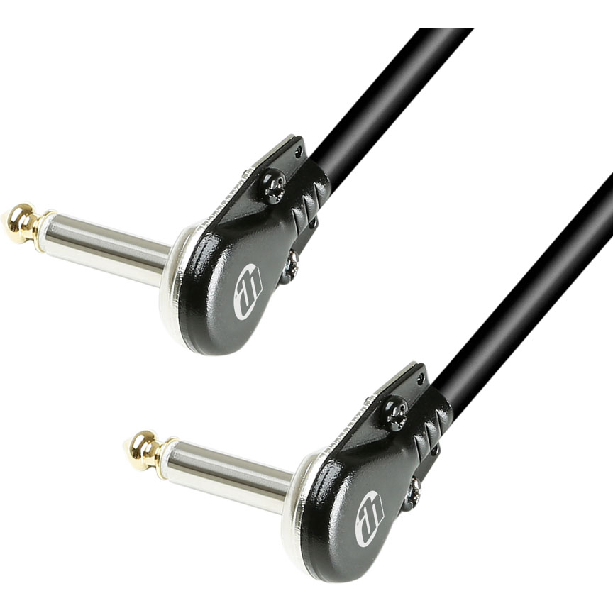 Кабель 6.3 Jack (M) - 6.3 Jack (M), 0.2м, Adam Hall K4IRR0020FL