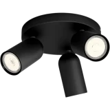 Светильник Philips PONGEE plate/spiral black 3xNW 230V (915005531301)