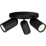 Светильник Philips PONGEE plate/spiral black 3xNW 230V (915005531301)