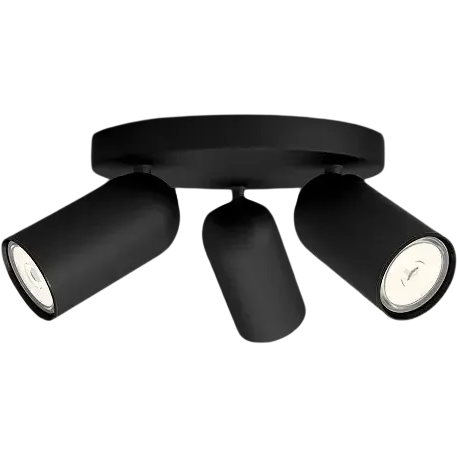 Светильник Philips PONGEE plate/spiral black 3xNW 230V - 915005531301 - фото 2