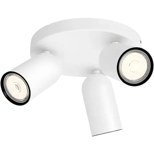 Светильник Philips PONGEE plate/spiral white 3xNW 230V