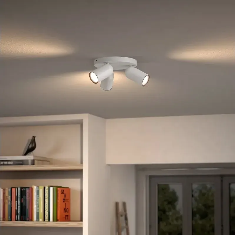 Светильник Philips PONGEE plate/spiral white 3xNW 230V - 915005531101 - фото 6