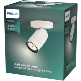 Светильник Philips PONGEE single spot white 1xNW 230V (915005530501)