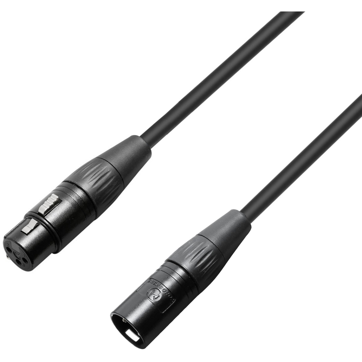 Кабель XLR (M) - XLR (F), 0.5м, Adam Hall K4KMMF0050