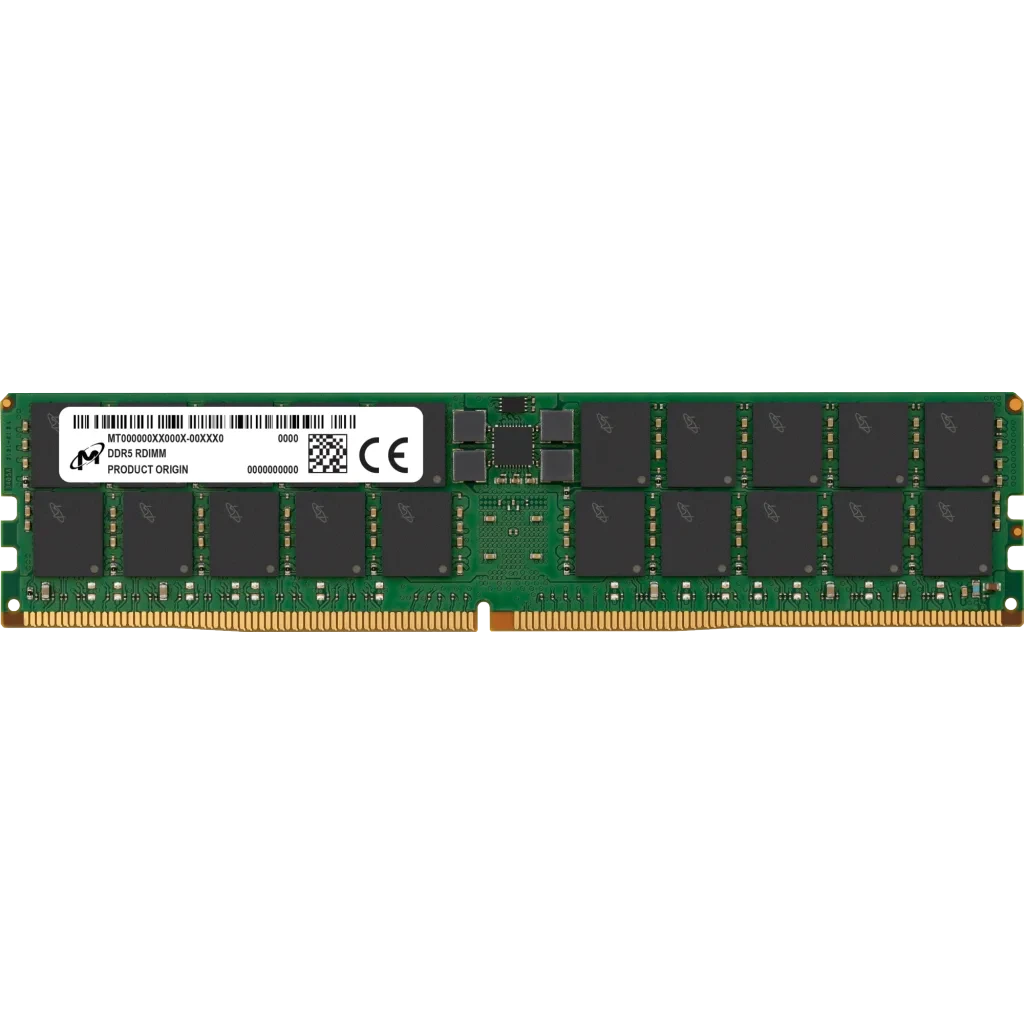 Оперативная память 64GB DDR5 5600MHz Micron ECC Reg (MTC40F2046S1RC56BT) OEM