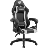 Игровое кресло Defender Legas Black/White (64806)