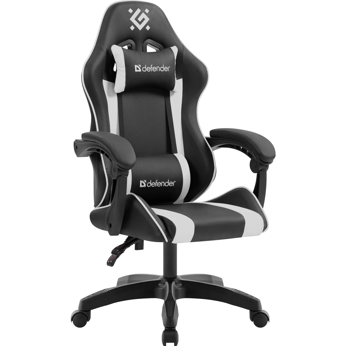 Игровое кресло Defender Legas Black/White - 64806