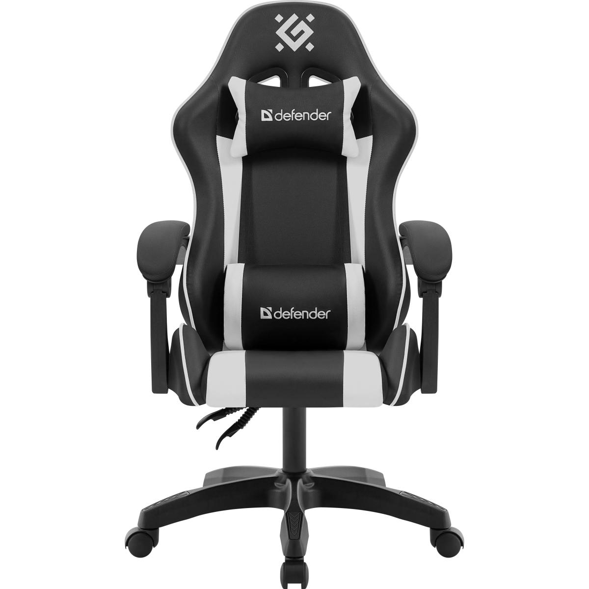 Игровое кресло Defender Legas Black/White - 64806 - фото 2