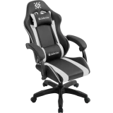 Игровое кресло Defender Legas Black/White (64806)