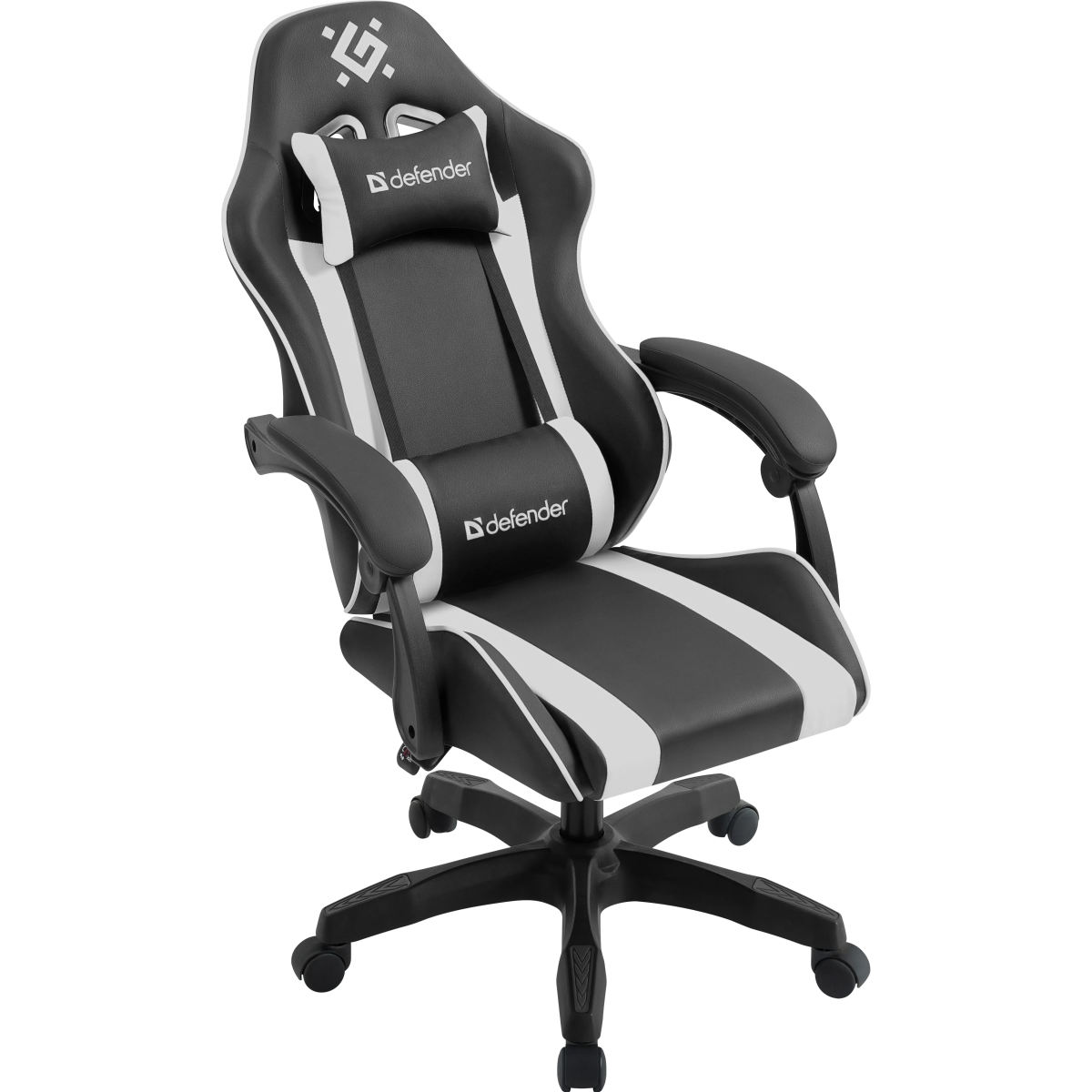 Игровое кресло Defender Legas Black/White - 64806 - фото 3