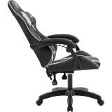 Игровое кресло Defender Legas Black/White (64806)