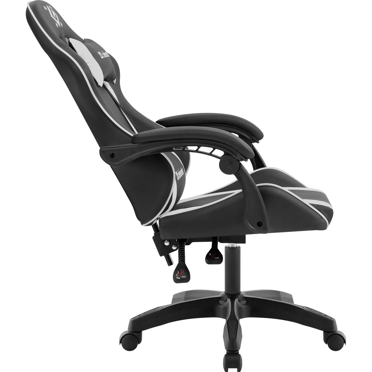 Игровое кресло Defender Legas Black/White - 64806 - фото 5