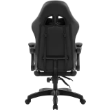Игровое кресло Defender Legas Black/White (64806)