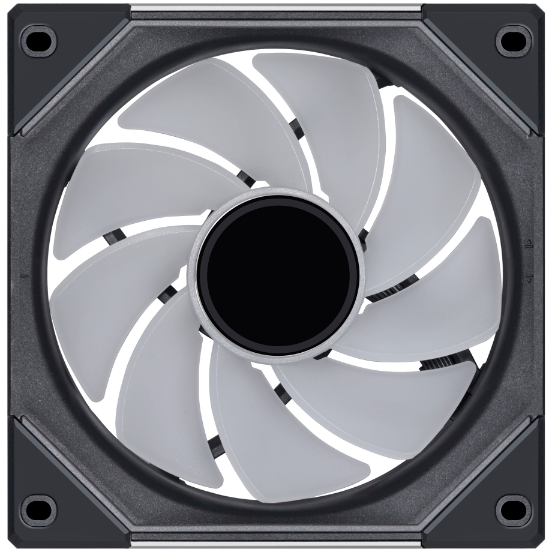 Вентилятор для корпуса Lian Li UNI Fan SL Infinity Wireless 120 Reverse Blade Black (3 шт.) - G99.12RSLIN1W3B.R0 - фото 5