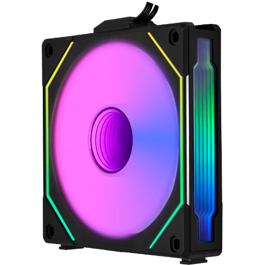 Вентилятор для корпуса Lian Li UNI Fan SL Infinity Wireless 120 Reverse Blade Black (3 шт.) - G99.12RSLIN1W3B.R0 - фото 7