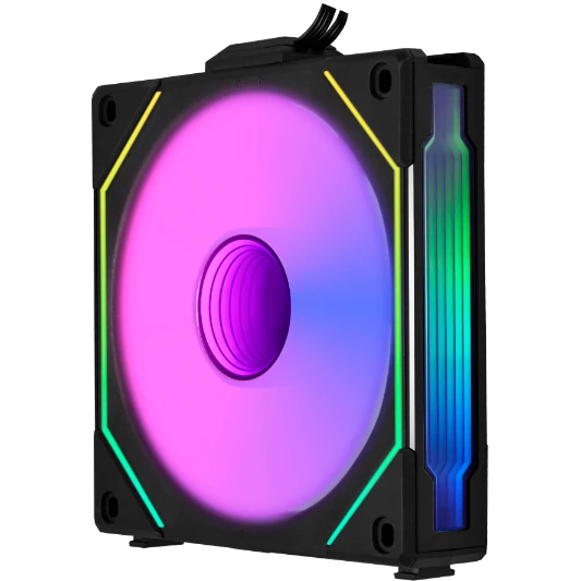 Вентилятор для корпуса Lian Li UNI Fan SL Infinity Wireless 120 Reverse Blade Black - G99.12RSLIN1W1B.R0 - фото 5