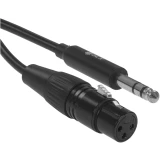 Кабель 6.3 Jack (M) - XLR (F), 15м, Greenconnect GCR-53442