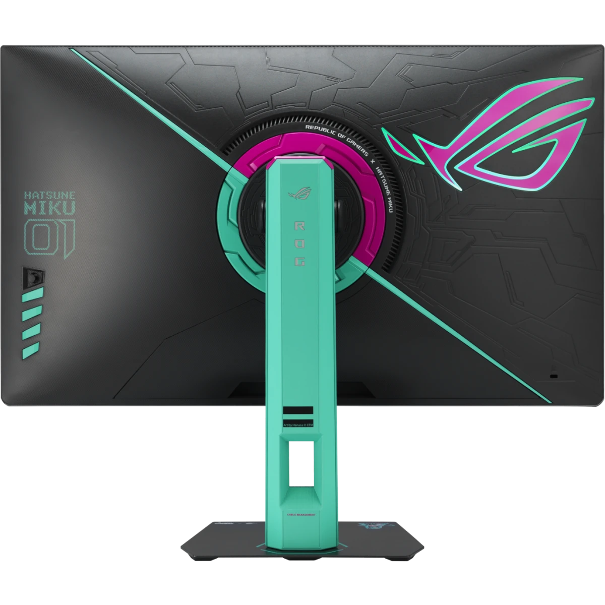Монитор ASUS 27" XG27ACMEG-G Hatsune Miku Edition - фото 4