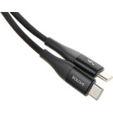 Кабель USB Type-C - USB Type-C, 1м, SOLOVE DW3 Dark Grey (DW3 DARK GREY RUS)