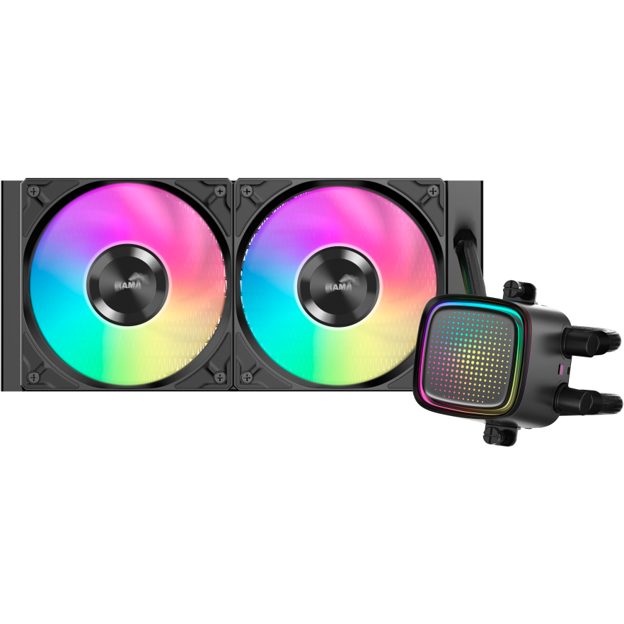 Система жидкостного охлаждения SAMA L50 240 BK - L50-BKWAYX02-G - фото 2