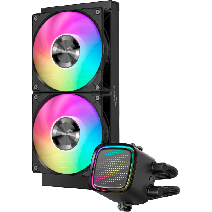 Система жидкостного охлаждения SAMA L50 240 BK - L50-BKWAYX02-G - фото 3