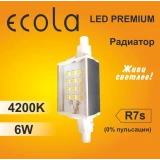 Светодиодная лампочка ECOLA J7PV60ELC (6 Вт, R7s)