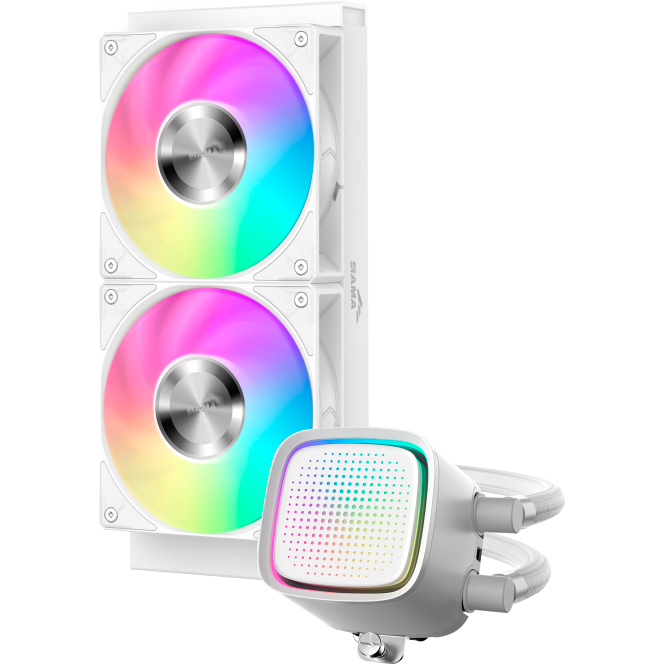 Система жидкостного охлаждения SAMA L50 240 WH - L50-WHWAYX02-G - фото 2