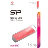 USB Flash накопитель 16Gb Silicon Power Ultima U06 Pink (SP016GBUF2U06V1P)