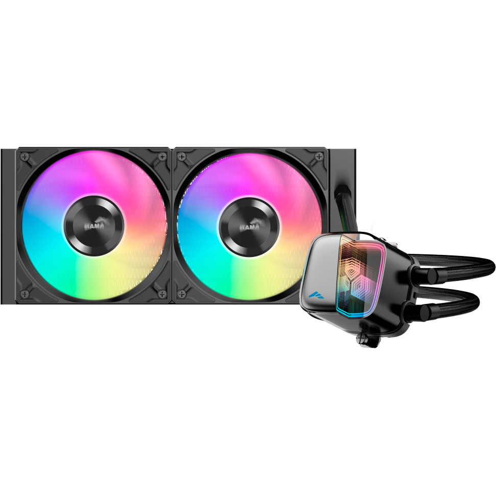Система жидкостного охлаждения SAMA L70 240 BK - L70-BKWAYX02-G - фото 2