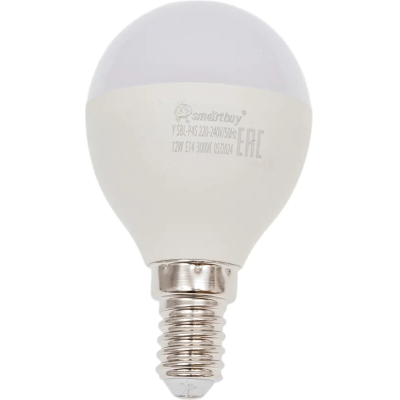 Светодиодная лампочка SmartBuy SBL-P45-12-30K-E14 (12 Вт, E14)