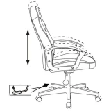 Игровое кресло Бюрократ Zombie 11LT Black/Blue (ZOMBIE 11LT BLUE)