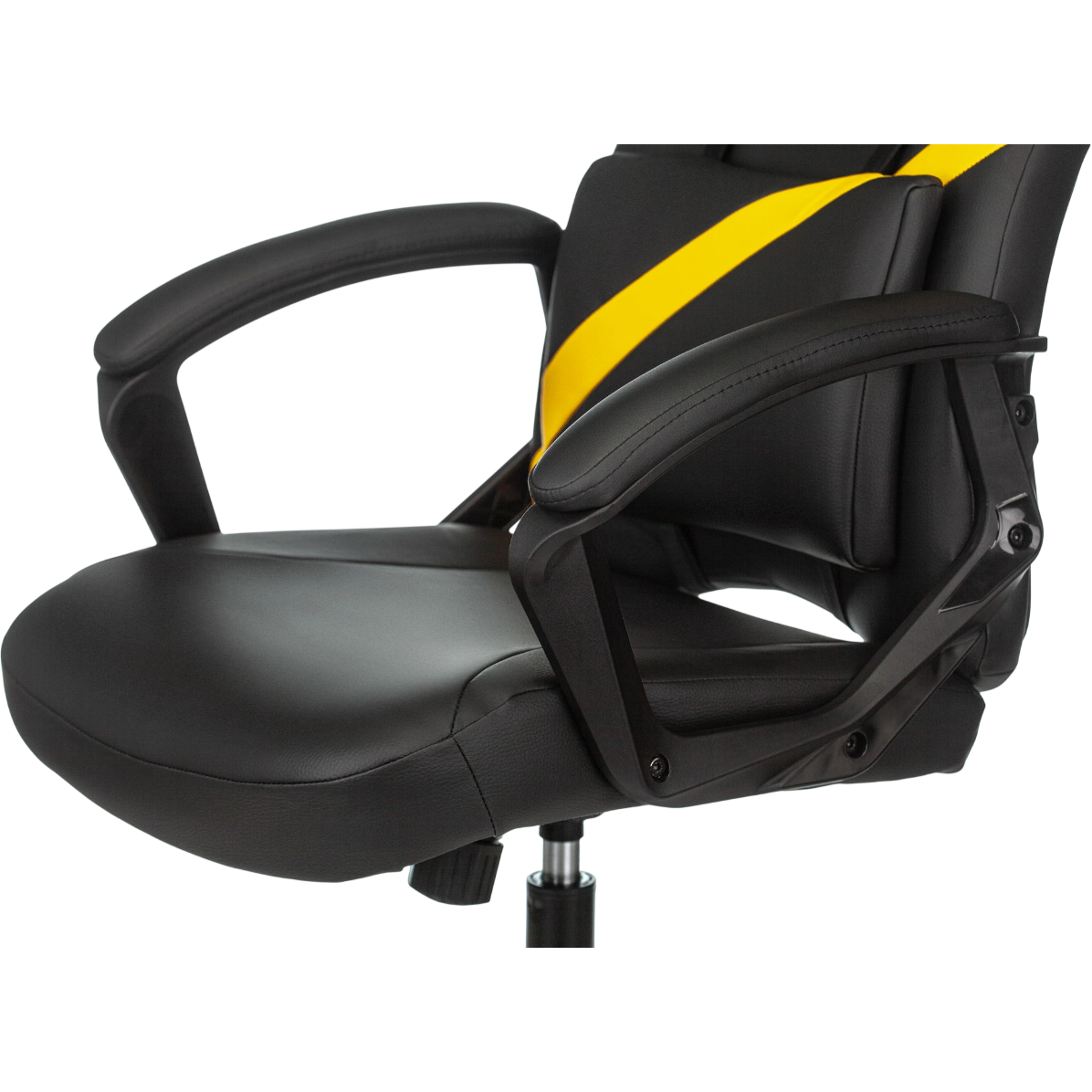 Игровое кресло Бюрократ Zombie Driver Black/Yellow - ZOMBIE DRIVER YEL - фото 9