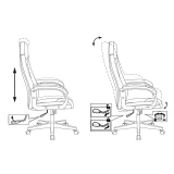 Офисное кресло Бюрократ CH-730 Dark Grey (CH-730/FABR-DGREY)