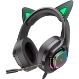 Гарнитура HOCO W107 Cute Cat Black