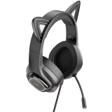 Гарнитура HOCO W107 Cute Cat Black