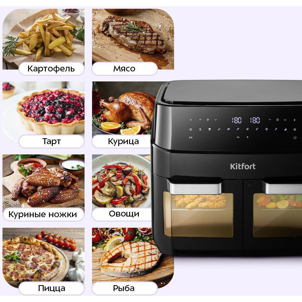 Аэрогриль Kitfort KT-8153 - фото 3