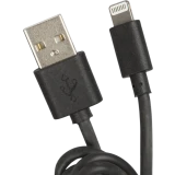 Кабель USB - Lightning, 1м, Ginzzu GC-501B Black