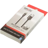 Кабель USB - Lightning, 1м, Ginzzu GC-501B Black