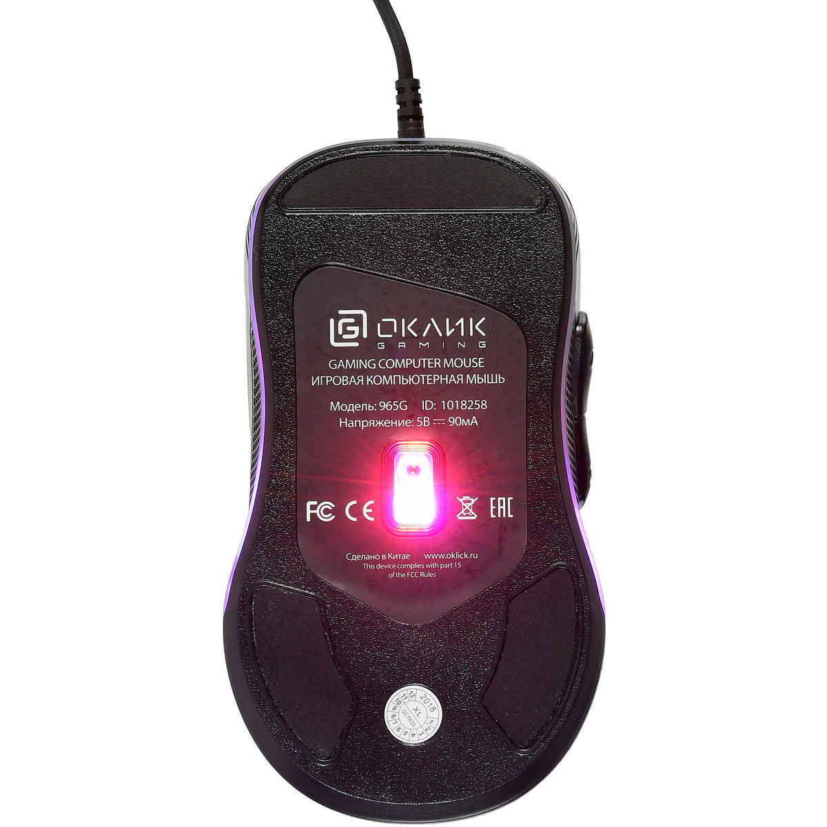Мышь Oklick 965G Black - 1018258 - фото 9