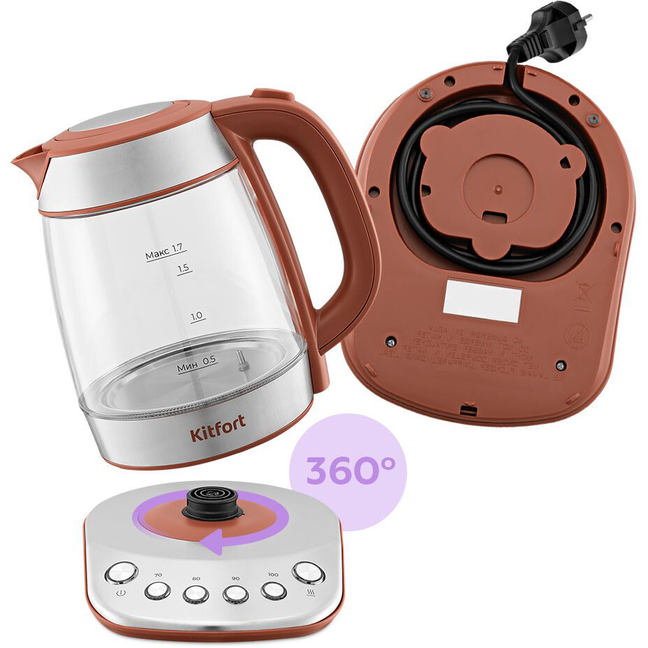 Чайник Kitfort KT-6787 - фото 4