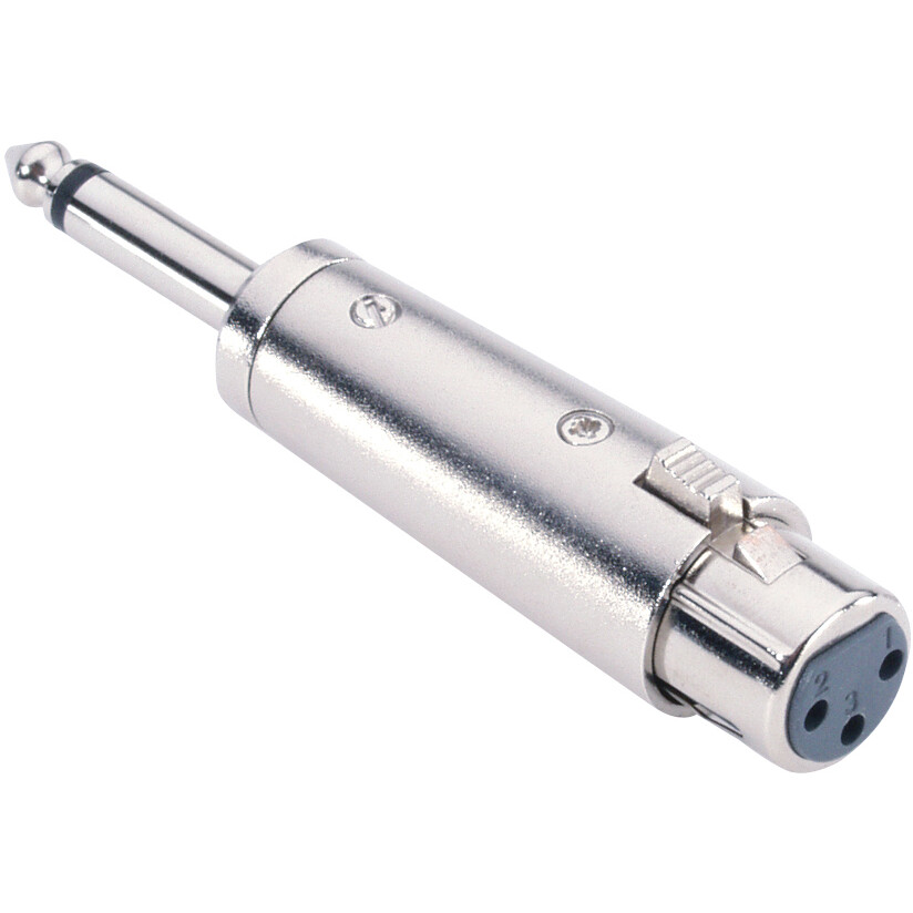 Переходник 6.3 Jack (M) - XLR (F), Adam Hall 7873