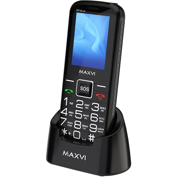 Телефон MAXVI B21ds UP Black - фото 2