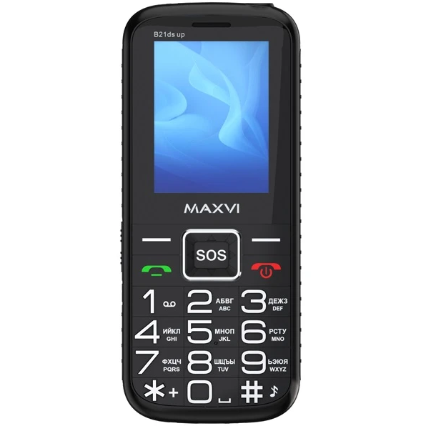 Телефон MAXVI B21ds UP Black - фото 3