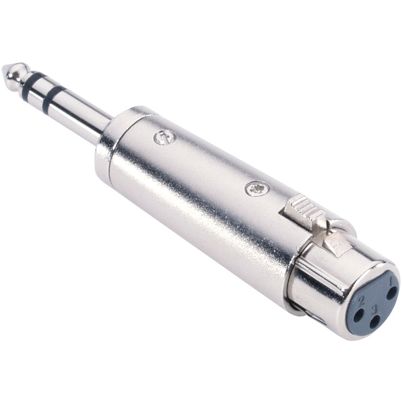 Переходник 6.3 Jack (M) - XLR (F), Adam Hall 7856