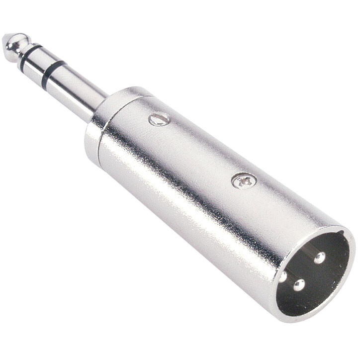 Переходник 6.3 Jack (M) - XLR (M), Adam Hall 7855