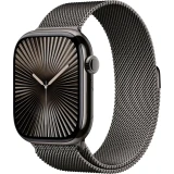 Умные часы Apple Watch Series 10 46mm Natural Titanium Case with Slate Milanese Loop M/L (MWYW3ZP/A)