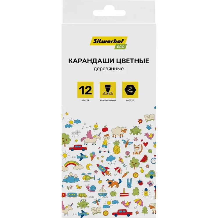 Набор карандашей Silwerhof 2061097 - фото 3