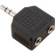 Переходник 2x 3.5 Jack (F) - 3.5 Jack (M), Adam Hall 7556